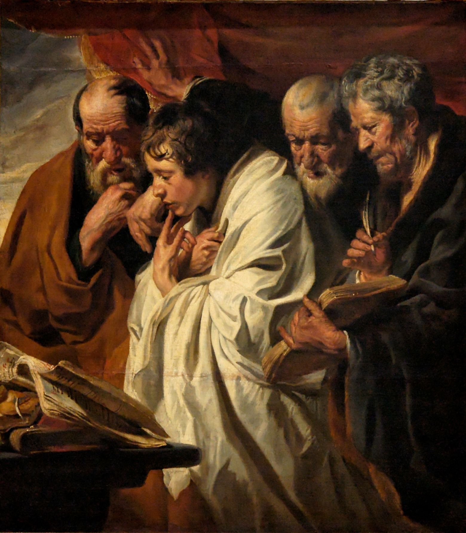 The Four Evangelists by Jacob Jordaens