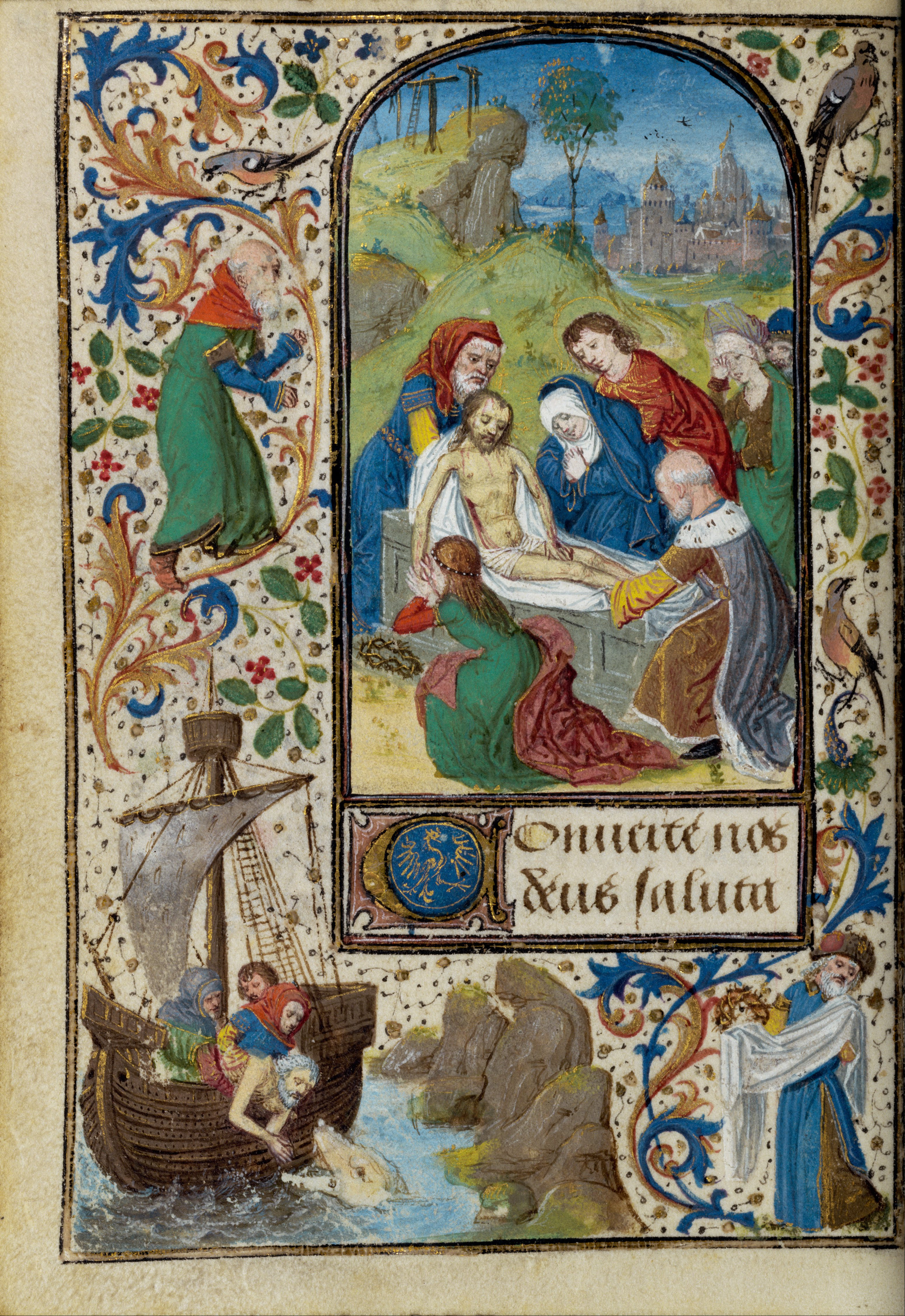 The Entombment by Lieven van Lathem