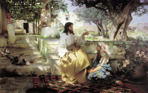 Christ with Martha and Maria by Henryk Siemiradzki